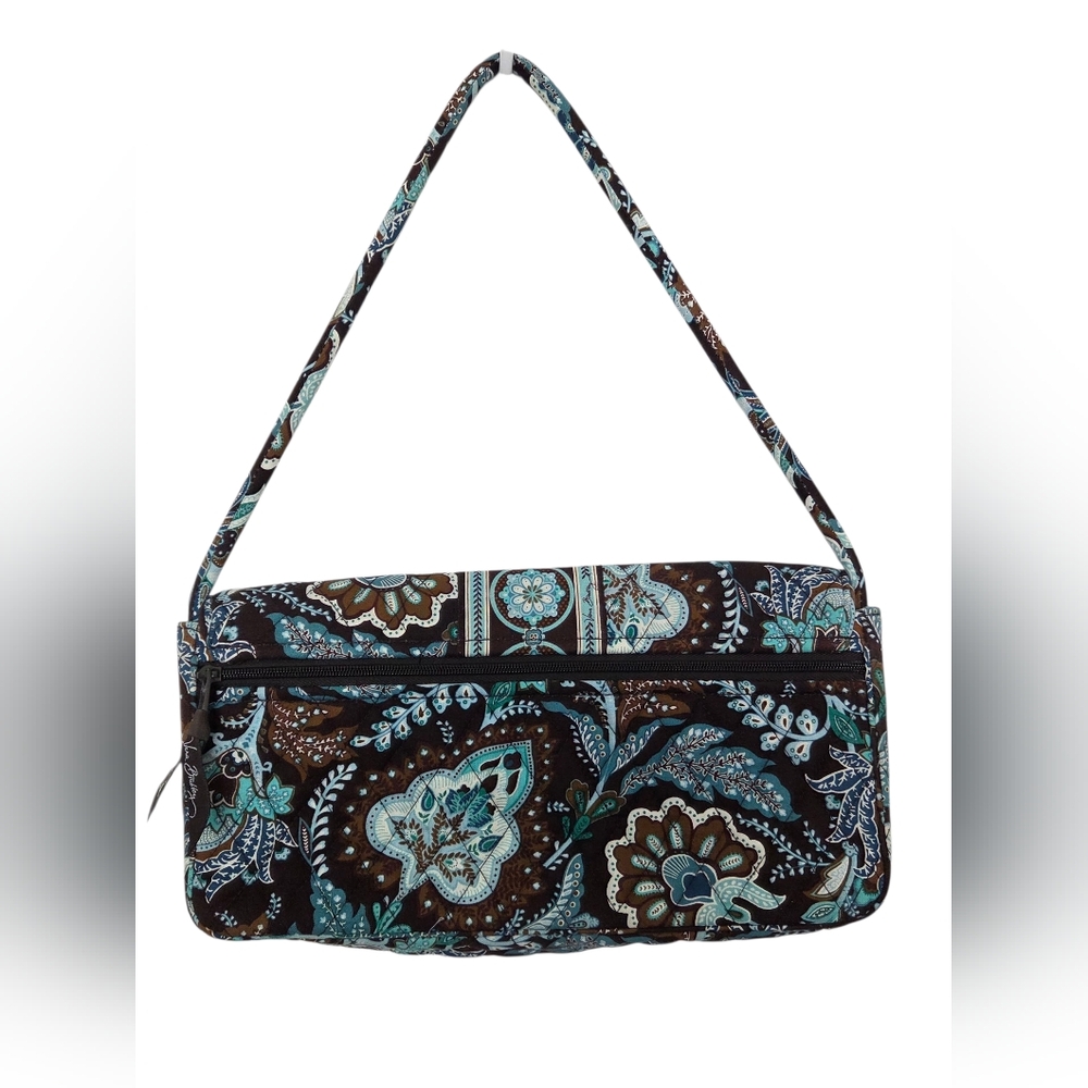 Vera Bradley Knot Just A Clutch Totally Turq Shoulder Bag - Picture 2 of 10